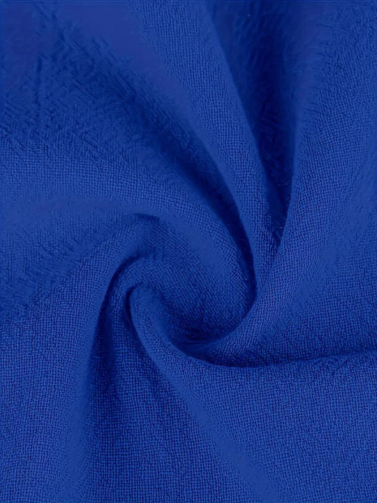 Raffinierte Leinen Sommerkleid mit Praktischen Taschen