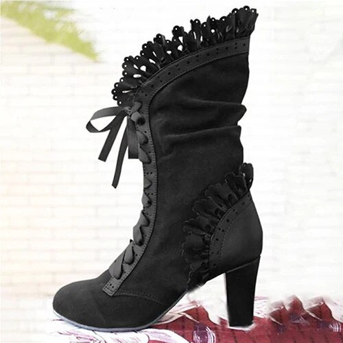 stiefel mit hohem Absatz