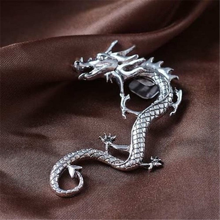 Silberne Drachen-Ohrringe – Nysa | Shop Nory