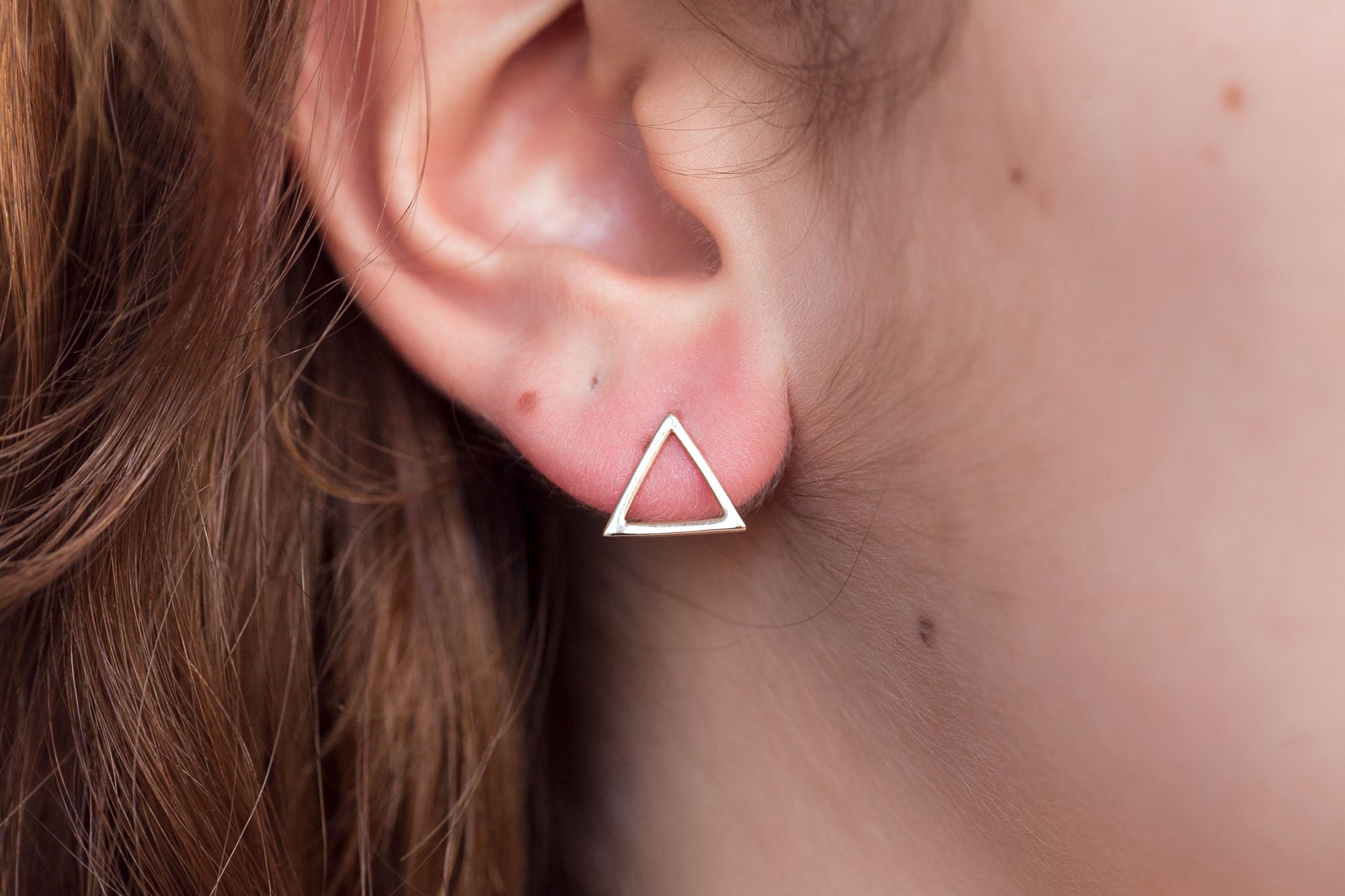 Ohrstecker Dreieck aus Sterling Silber | Shop Nory