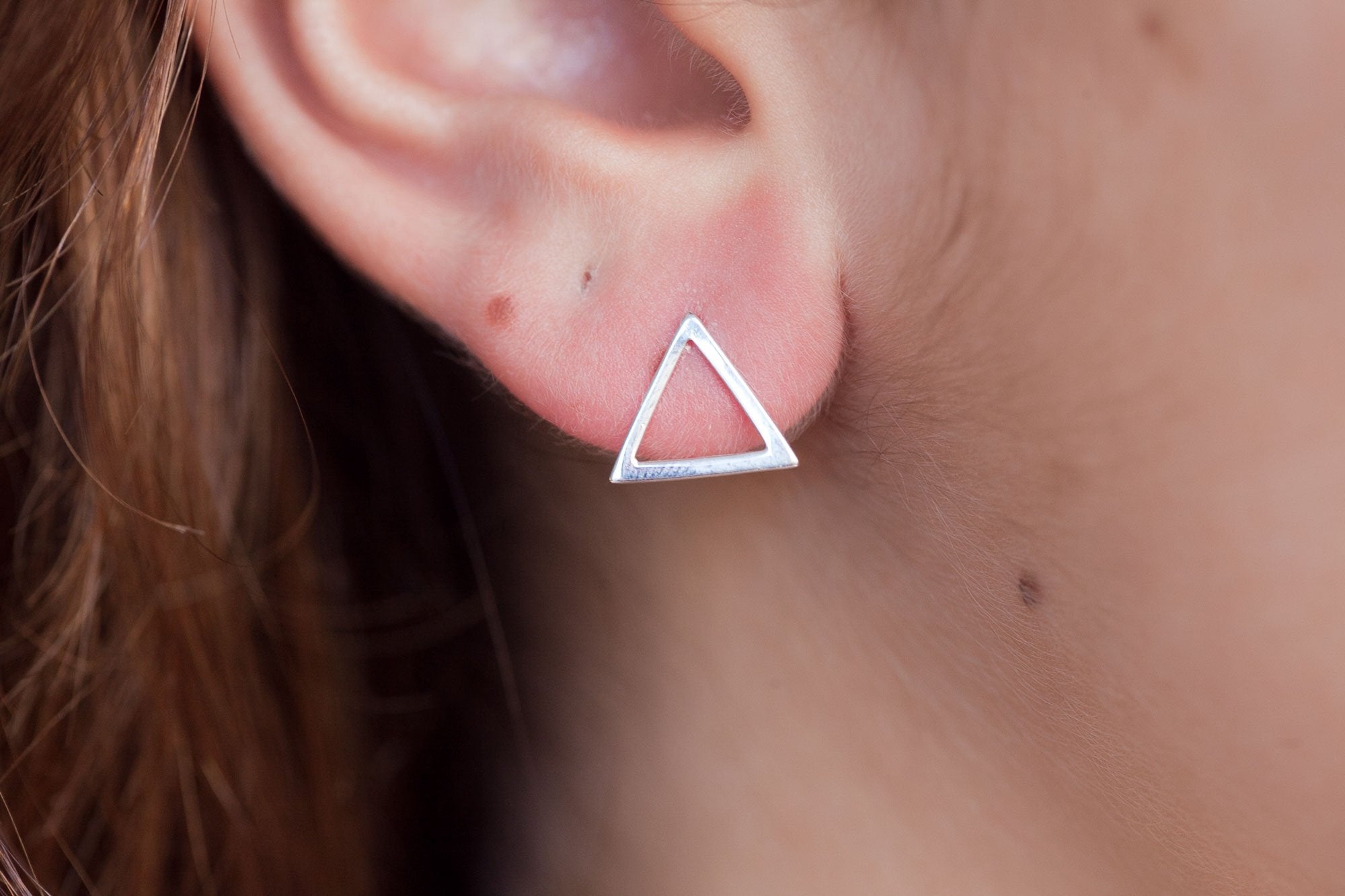 Ohrstecker Dreieck aus Sterling Silber | Shop Nory