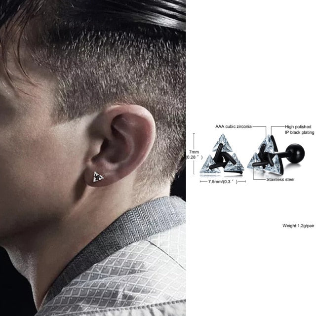 Dreieck | Minimalistische Ohrstecker | Shop Nory