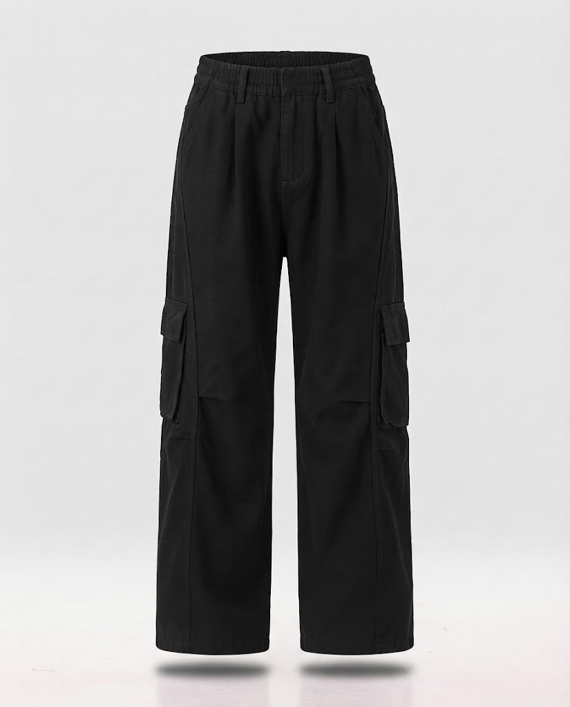 Unisex Oversize-Cargo-Hose im Palazzoschnitt mit komfortablem Bund Shop Nory