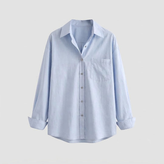 Damen Lockeres Hemd mit kastiger Oversize‑Silhouette und weicher Baumwollmischung Shop Nory
