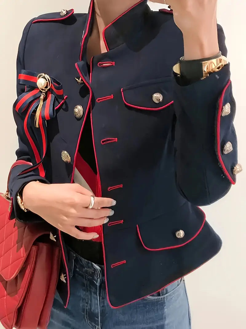 Militärjacke Aus Baumwolle
