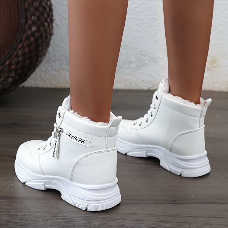 Festliche Winter Freizeit Sneakers für Damen - Ideal für den Winter