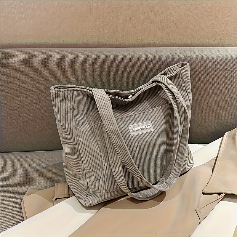 Elegante Damen Cordstoff Tasche | ShopNory
