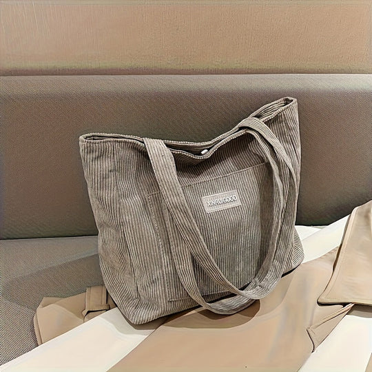 Elegante Damen Cordstoff Tasche | ShopNory