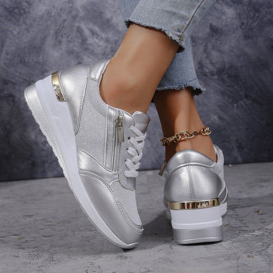 Orthopädische Schuhe mit seitlichem Reißverschluss