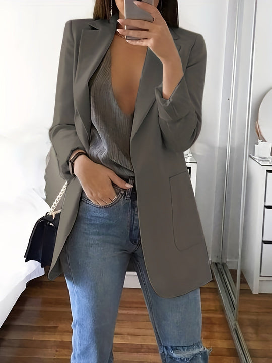 Lässiger Blazer In Übergröße