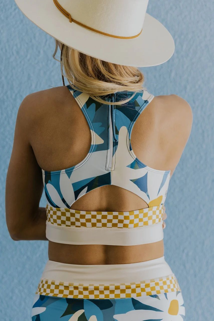 Floral Racerback Vorteilhaft Bikini Set