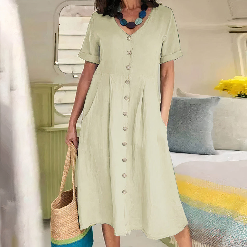 Baumwoll-Kleid - Ester