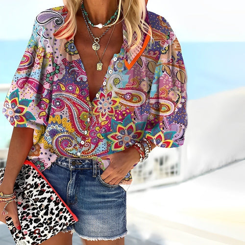 Mandala-Print-Shirt