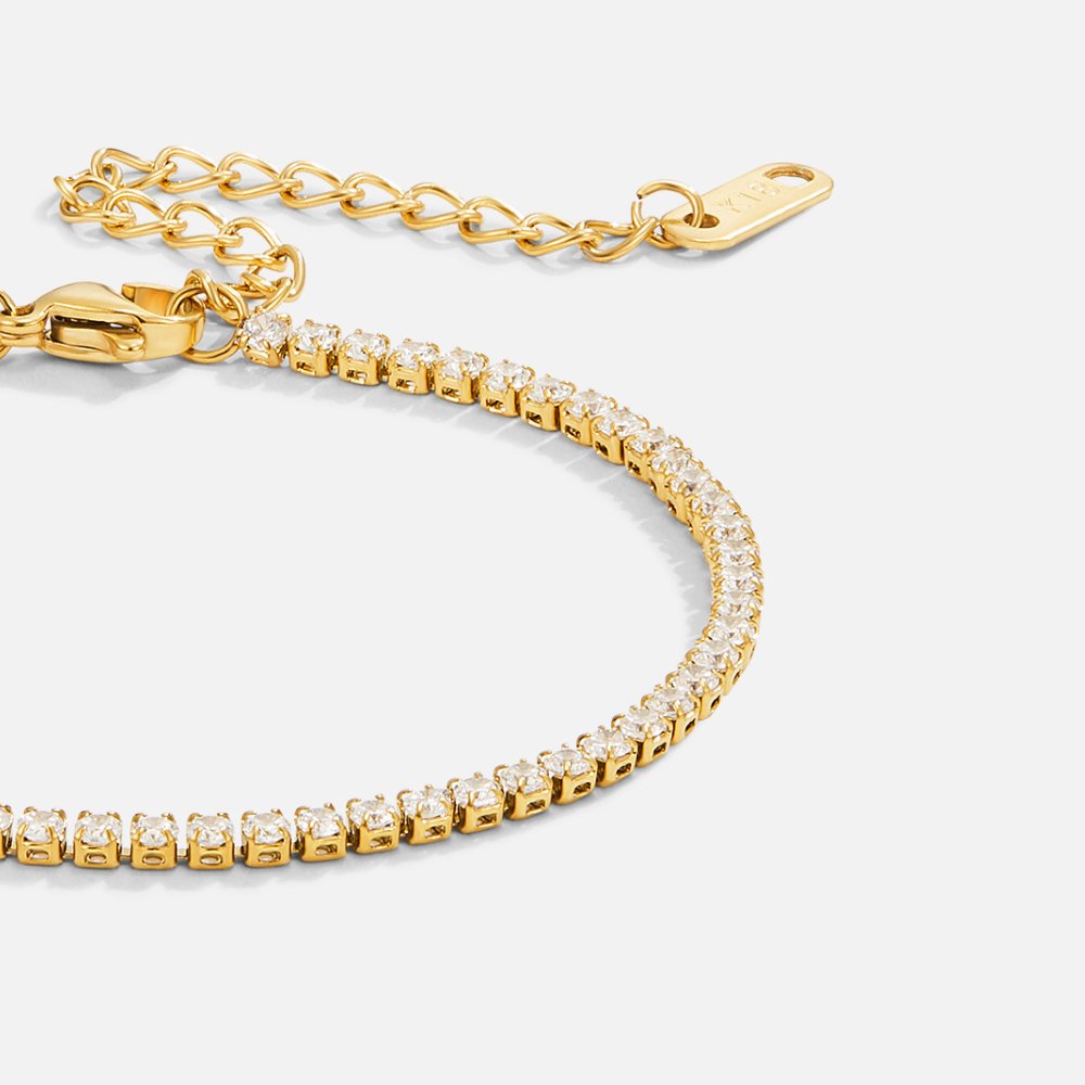 Goldene Zirkonia-Armband | Shop Nory