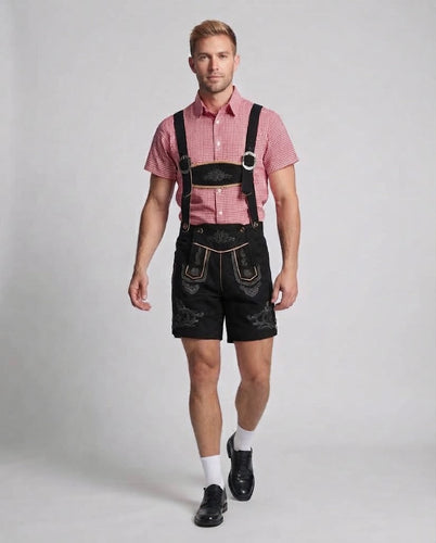 Herren Trachten Shorts mit aufwendiger Stickerei Shop Nory