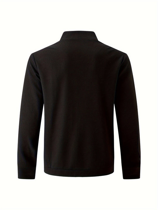 Elegante Jacke mit Reißverschluss Baumwollmischung Stilvoll und Bequem