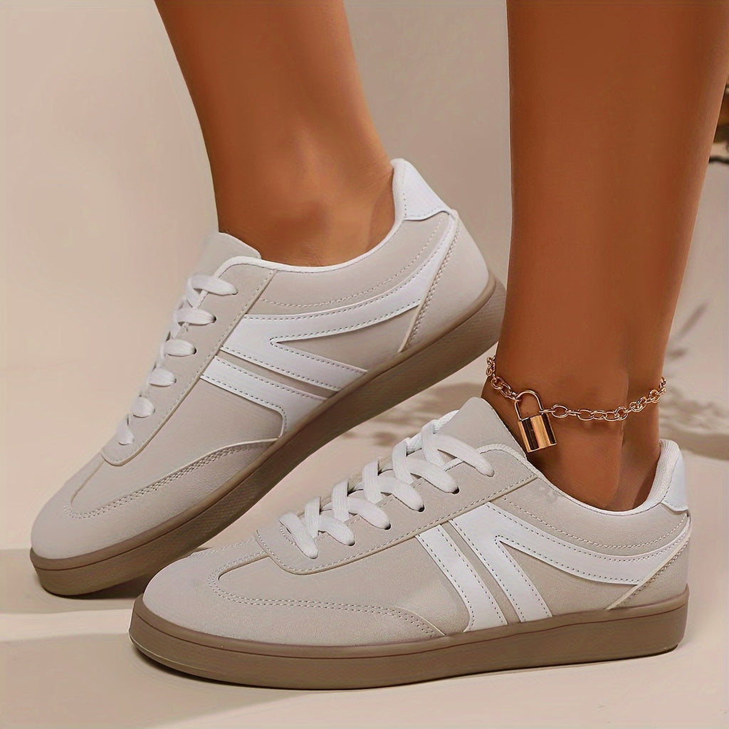 Bequeme Damensneaker In Einfarbigen Farben