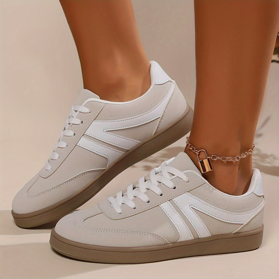 Bequeme Damensneaker In Einfarbigen Farben