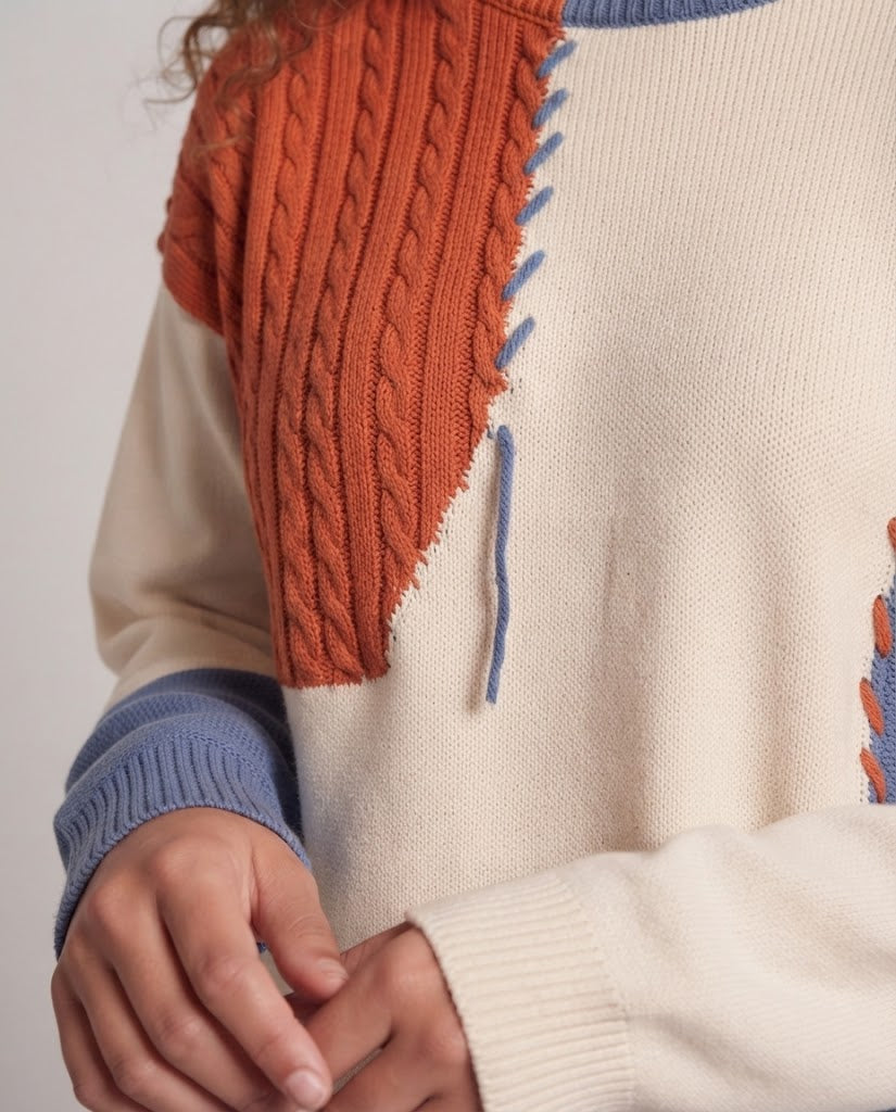 Frauen Übergröße Strickpullover Shop Nory