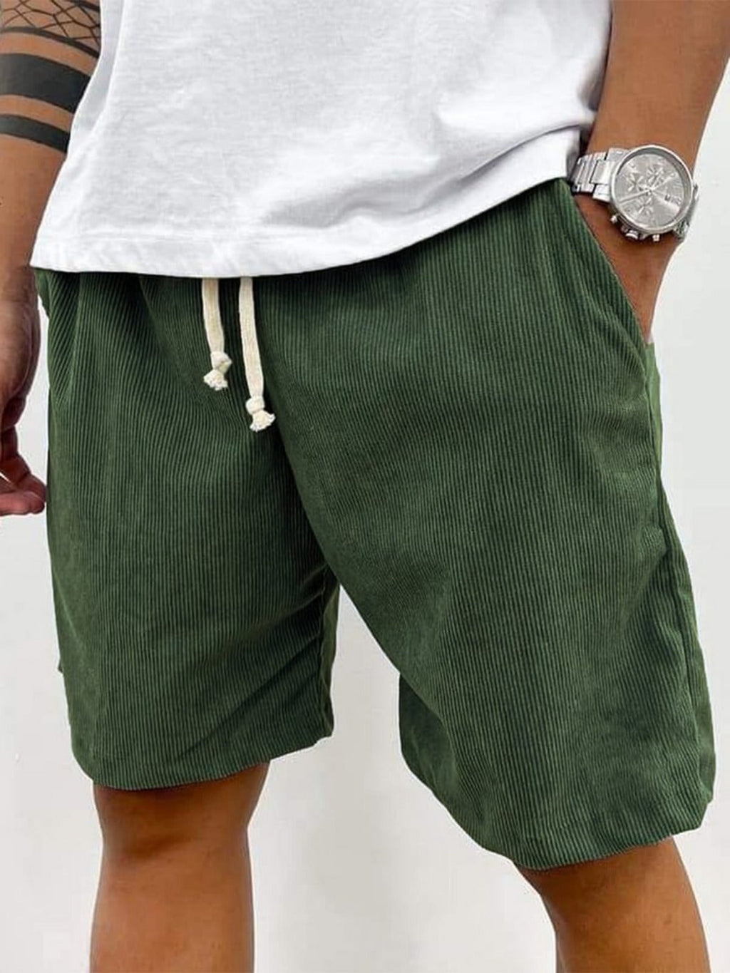 ShopNory | Herren Casual Kordelzug Cord Shorts