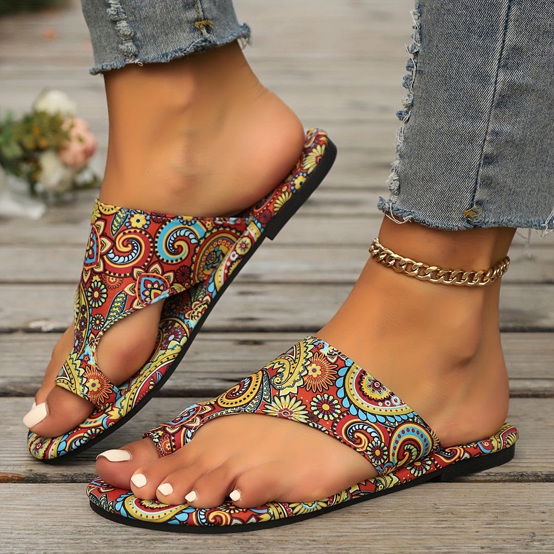 Florale Flip Flops für Frauen