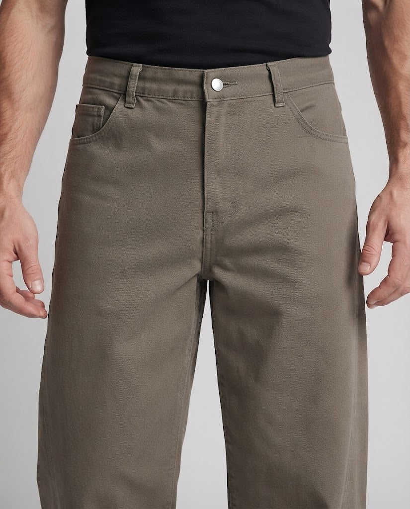 Herren Locker geschnittene Workstyle-Twill-Hose mit durchgehender Seitennaht Shop Nory