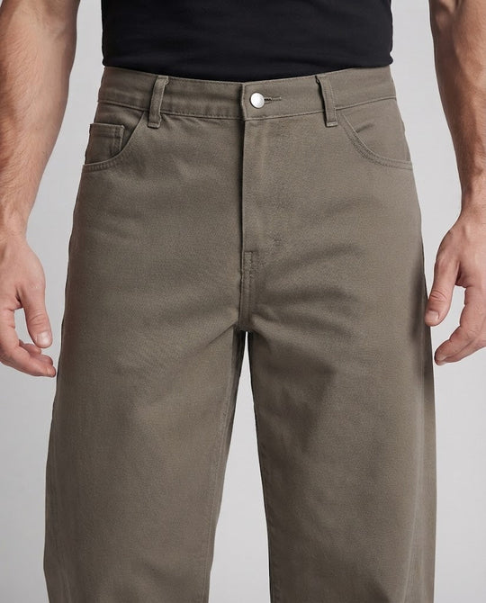 Herren Locker geschnittene Workstyle-Twill-Hose mit durchgehender Seitennaht Shop Nory