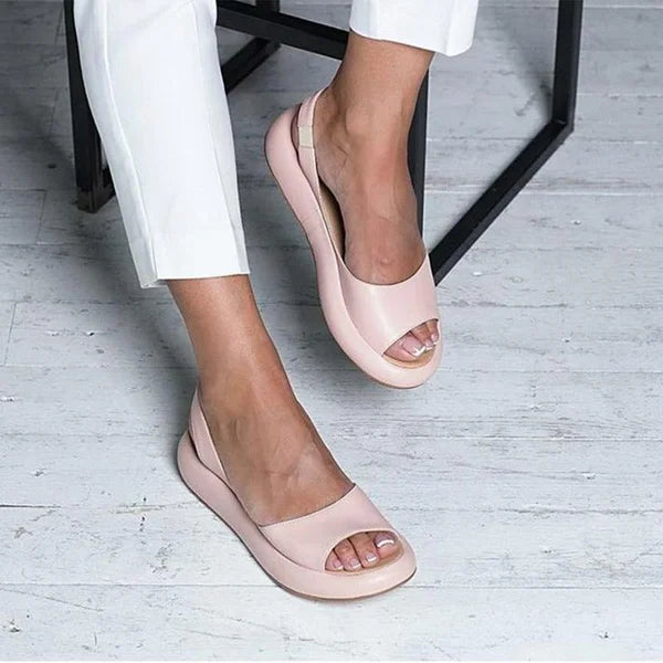 Damen Bequeme Schlichte Sandalen Freizeit