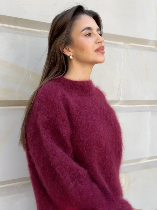 weicher Mohair-Strickpullover