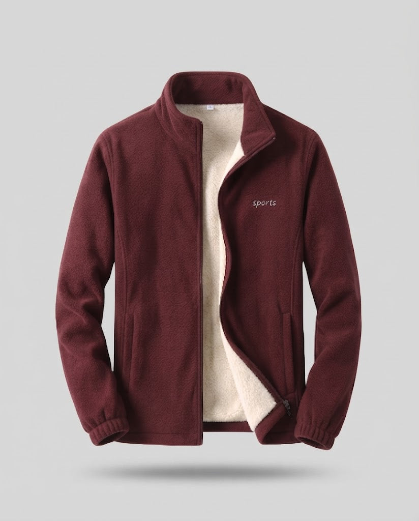 Herren Fleecejacke mit Stehkragen Shop Nory