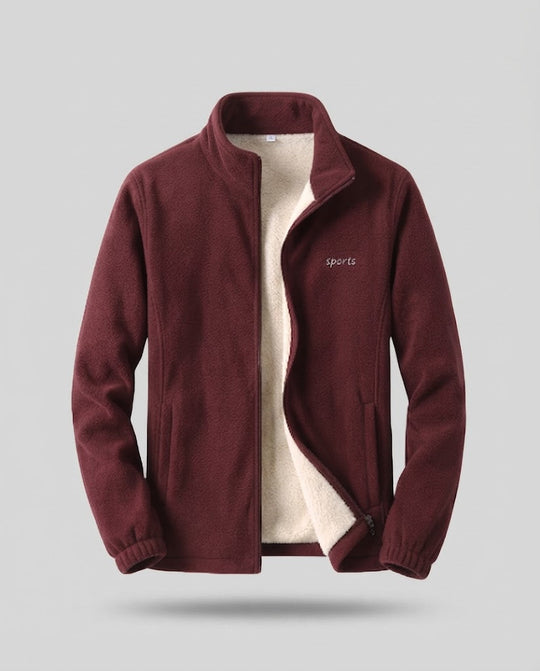 Herren Fleecejacke mit Stehkragen Shop Nory