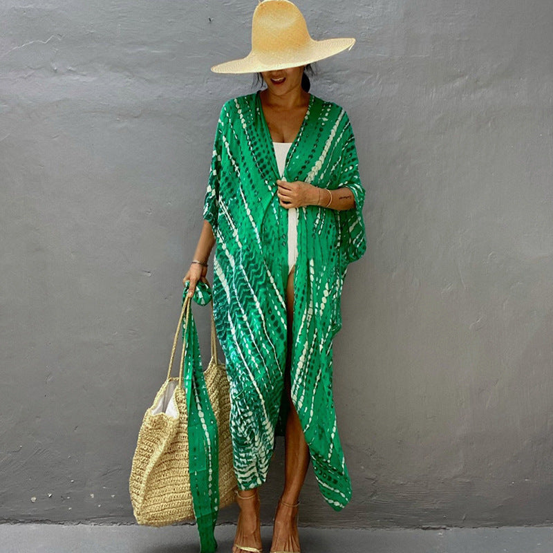 Glamouröse Sonnenschutz Resort Strandkleid Cover Up
