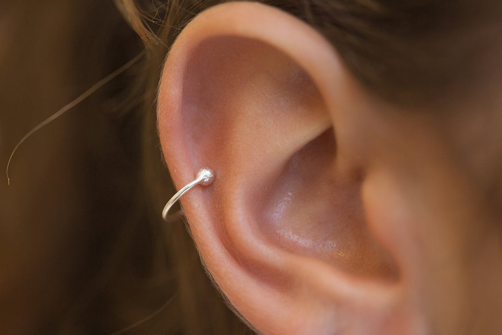Zarter EarCuff aus Silber - Ohrklemme Silber | Shop Nory