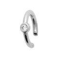 Ear Cuff aus 925er Silber mit Zirkonia – Ohrklemme ohne Piercing | Shop Nory
