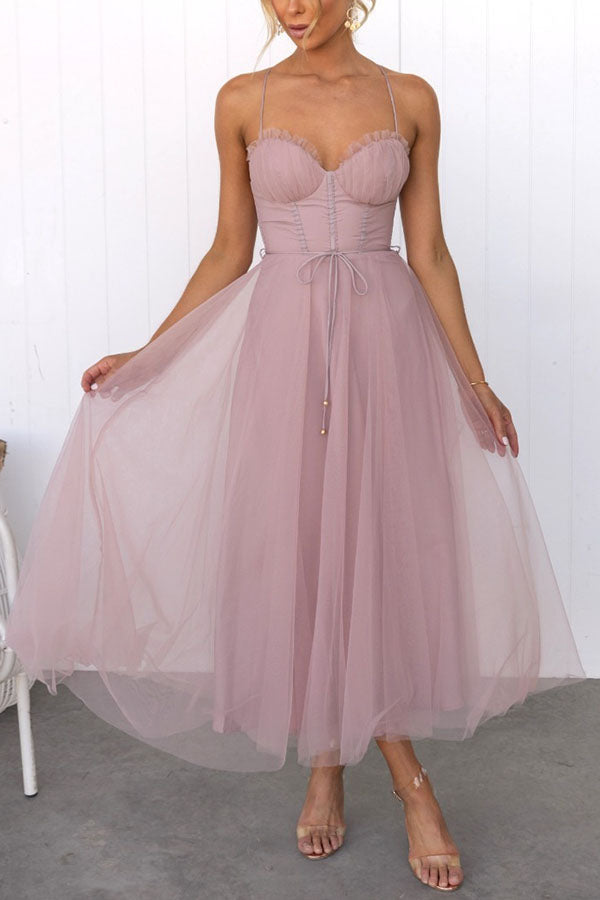 Modernes prinses chiffon Kleid