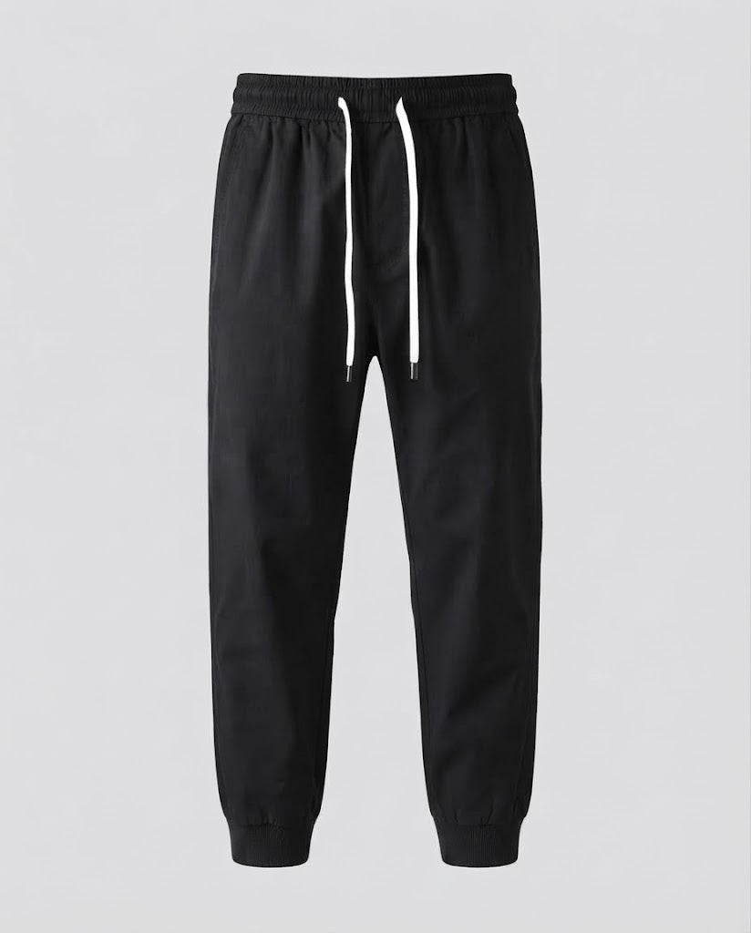 Herren Leichte Elastische Jogginghose mit Kordelzug und Knöchelsaum Shop Nory