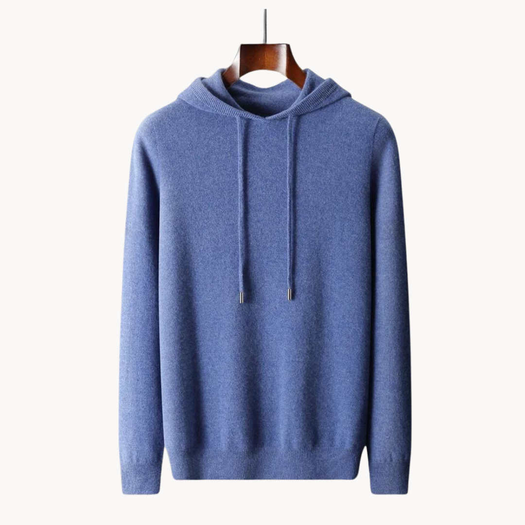 Merino Strick Kapuzenpullover
