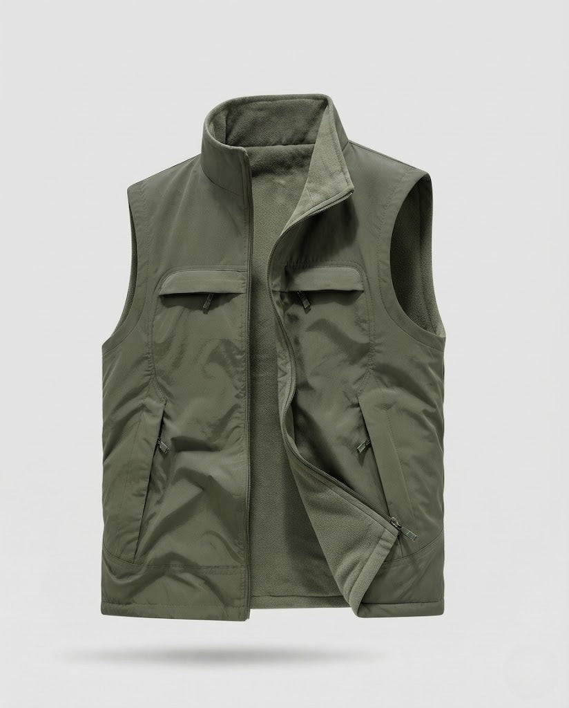 Herren Praktische und wandelbare Fleece-Weste Shop Nory