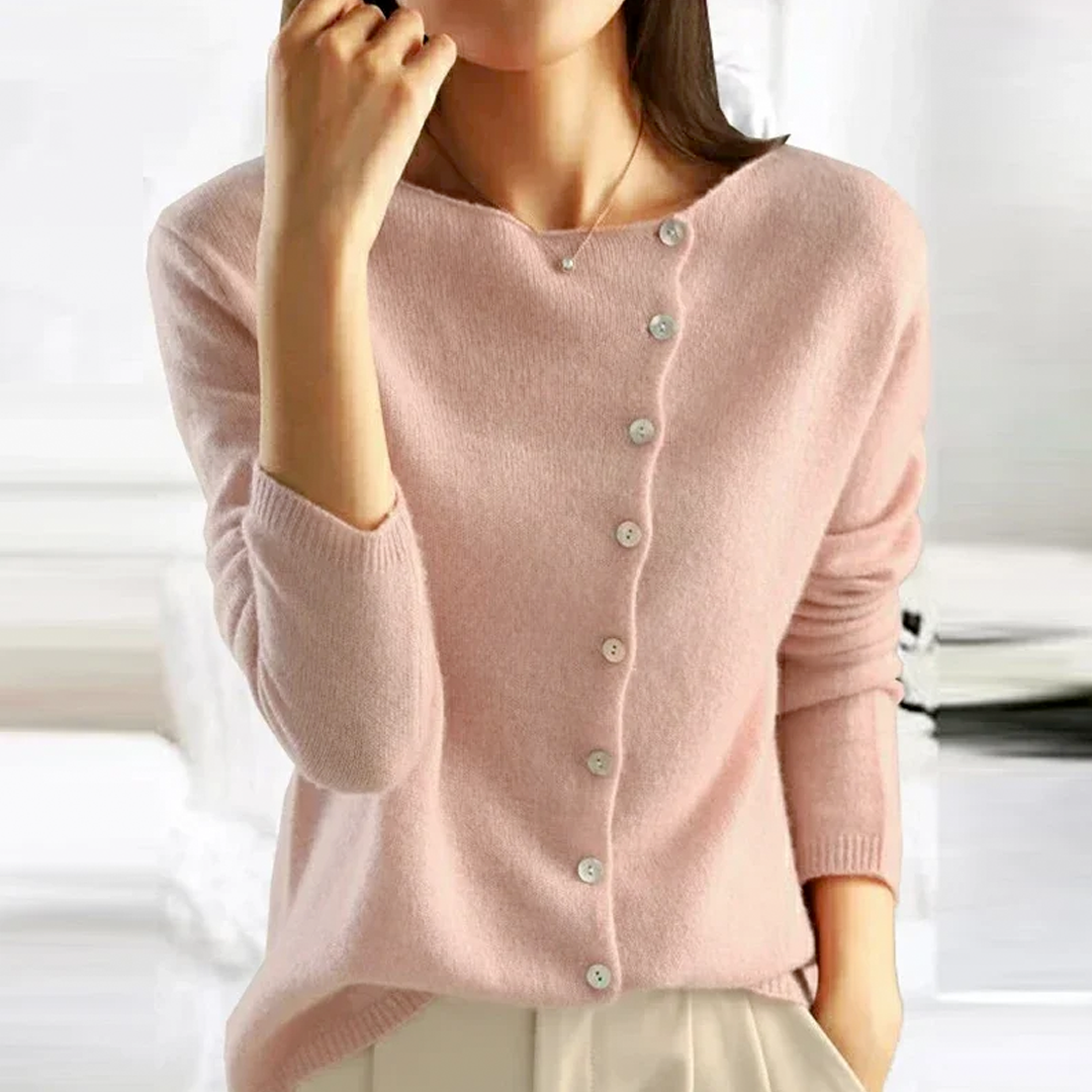 Weinlese Gestrickter Pullover