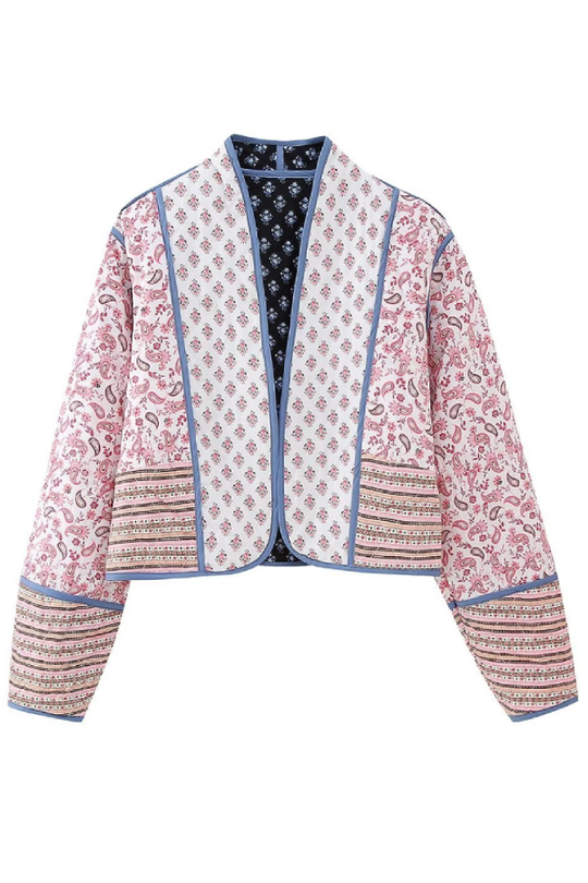 Wendbare Steppjacke mit farblich passender kleiner Baumwolljacke