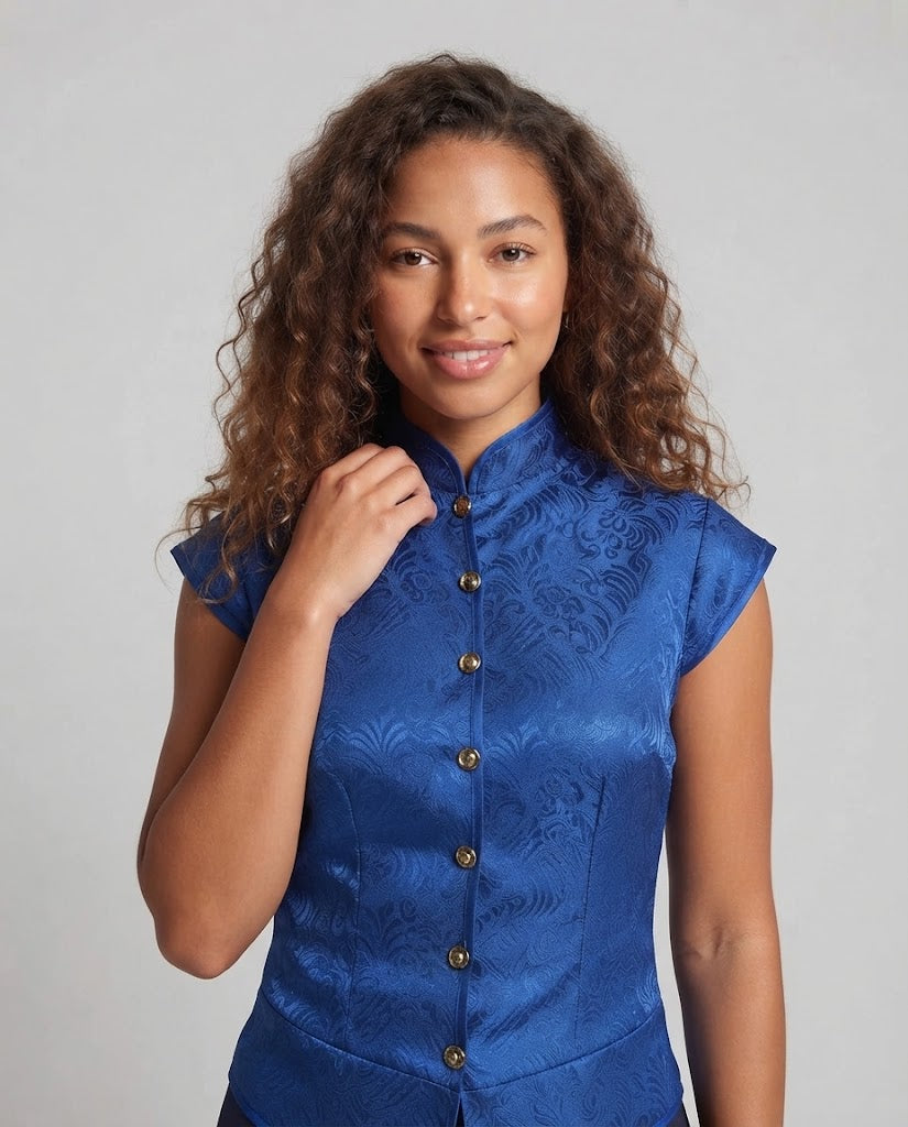 Damen elegantes Vest mit aufwendigem Design und feinen Details Shop Nory