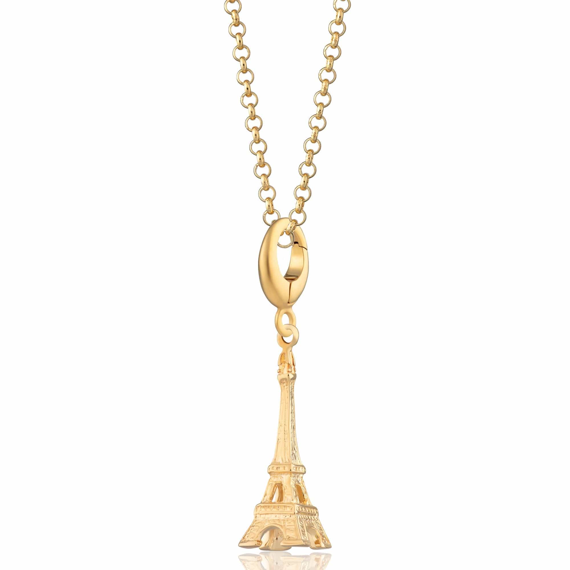 Gold Eiffel Tower Charm Necklace | Shop Nory