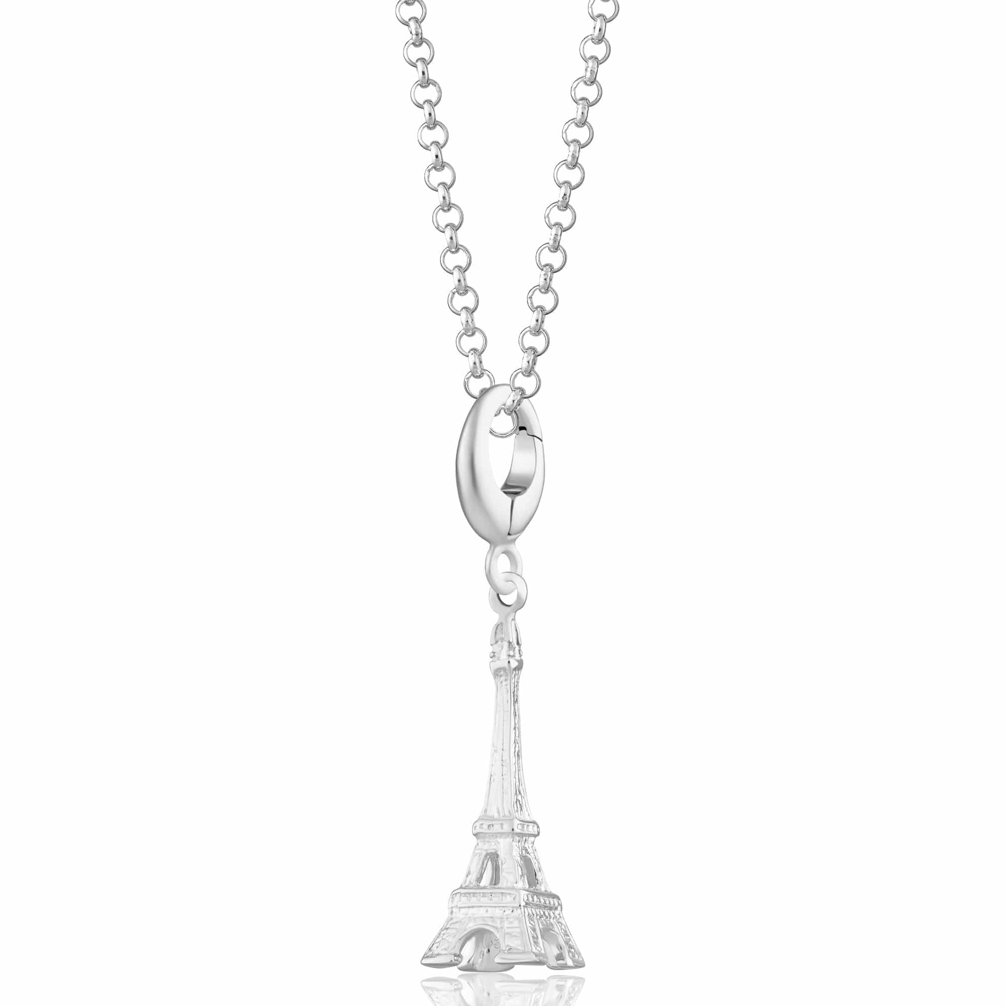 Silberne Eiffelturm Charm Halskette | Shop Nory