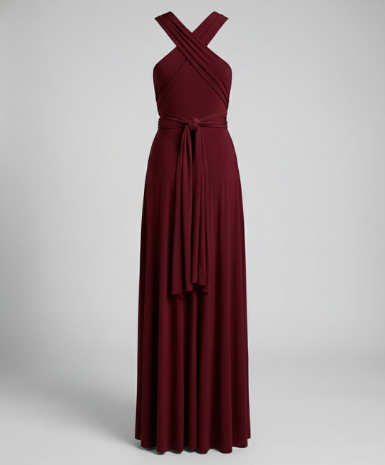 Damen Multiway Wickelkleid mit 50+ Tragevarianten & Elastischem Stoff