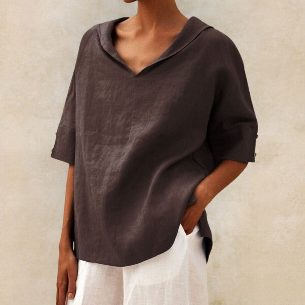 ShopNory | Elegantes Leinenhemd Für Den Sommer