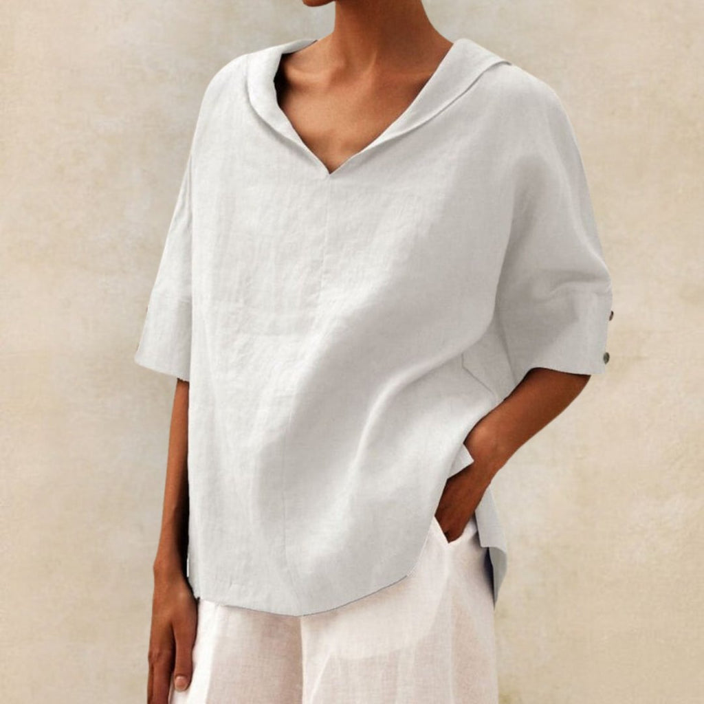 ShopNory | Elegantes Leinenhemd Für Den Sommer