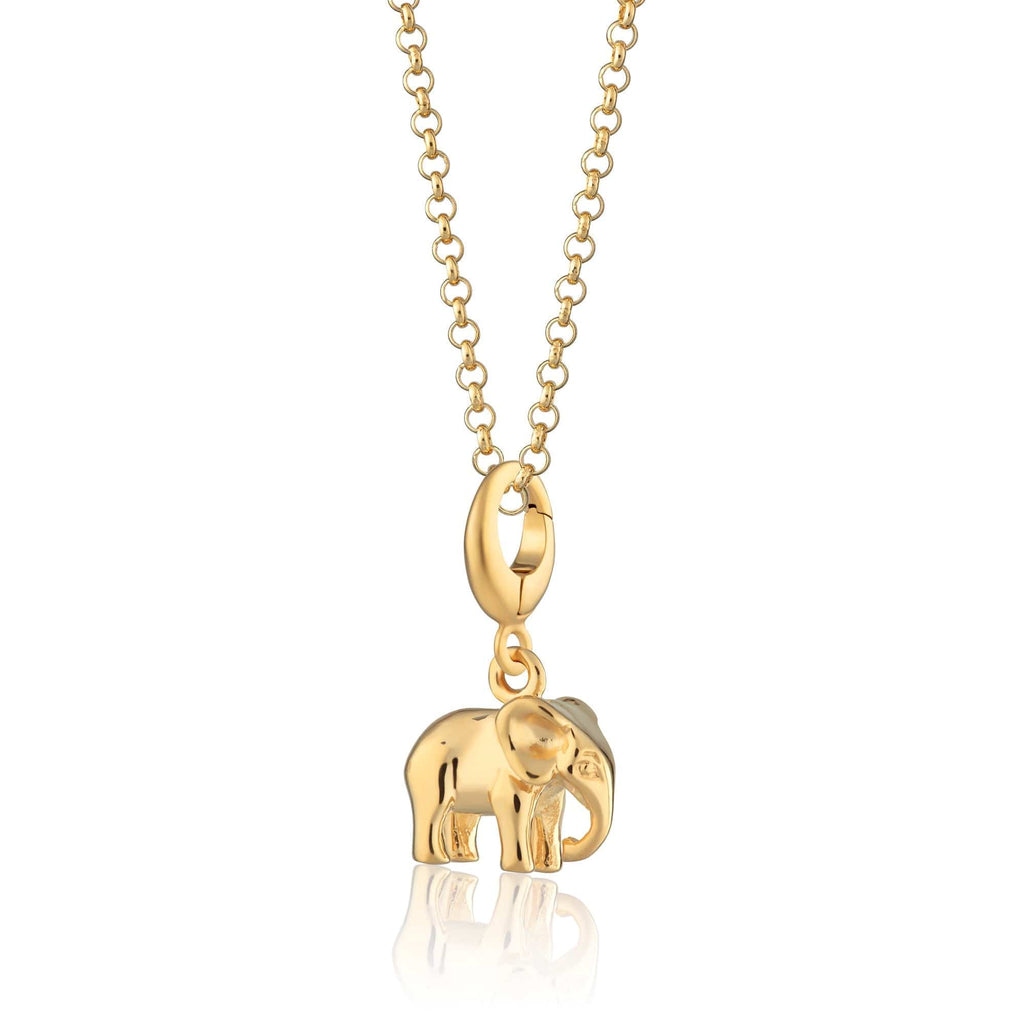Goldene Elefanten-Anhänger-Halskette | Shop Nory