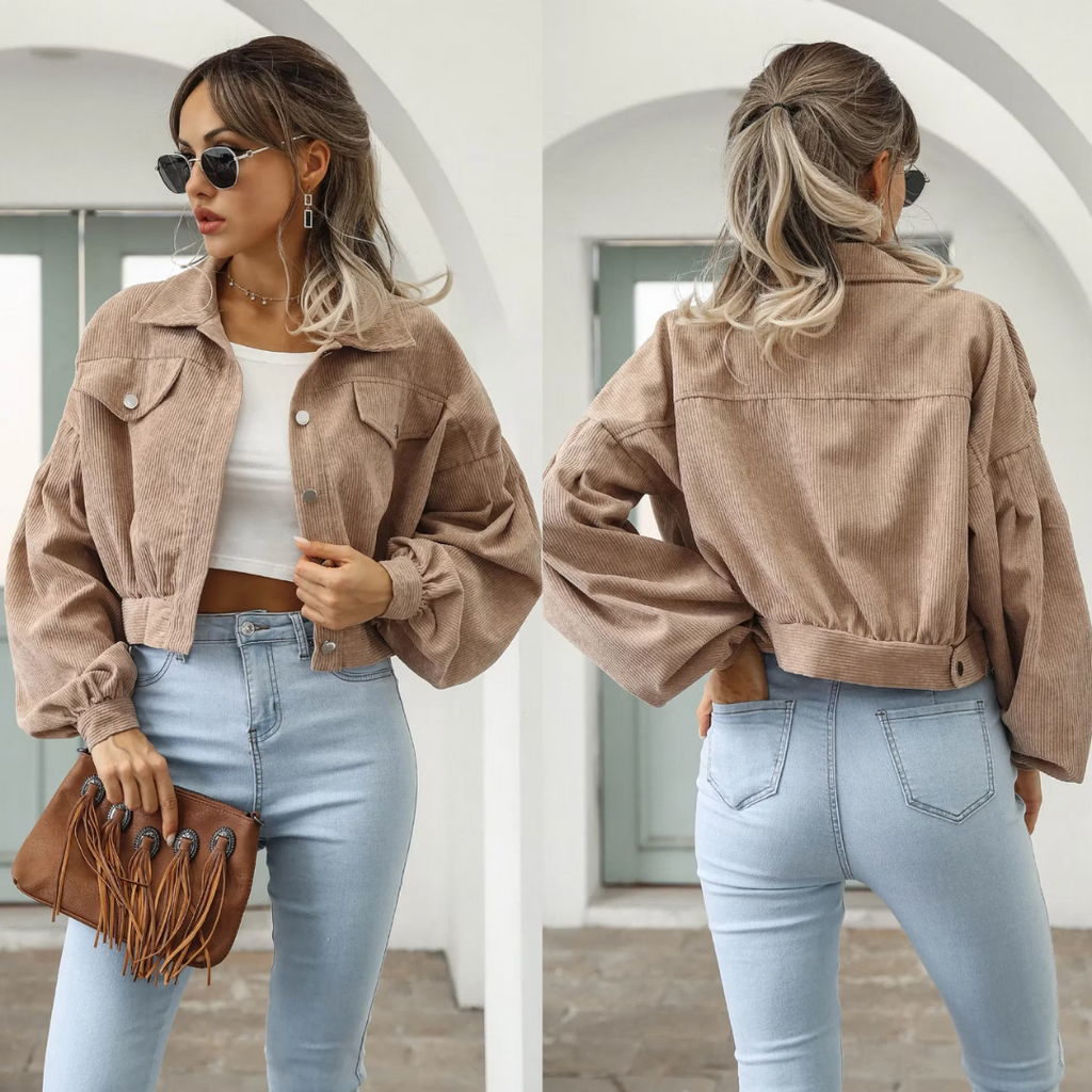 Cropped Bomberjacke - Lässig & Stilvoll