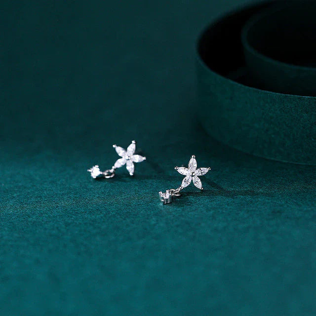 Exquisite Flower Inlaid Zircon Ohrringe | Shop Nory
