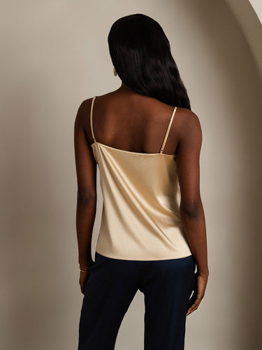 Seide Entspannt Spaghettiträger Camisole Top